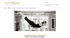 Desktop Screenshot of insideoutbodytherapies.com